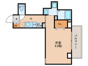 みおつくし十三の物件間取画像